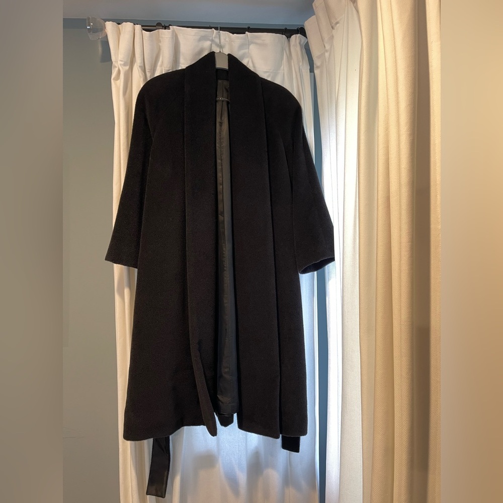 Vintage Peruvian Connection Baby Alpaca Wool Trench Coat. Like New!